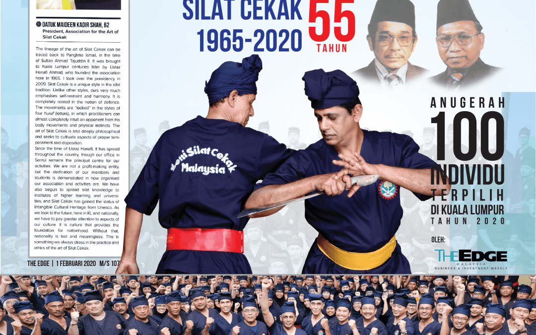 Penghargaan Badan Korporat kepada YM Datuk Haji Maideen di atas pengiktirafan oleh “The Edge”