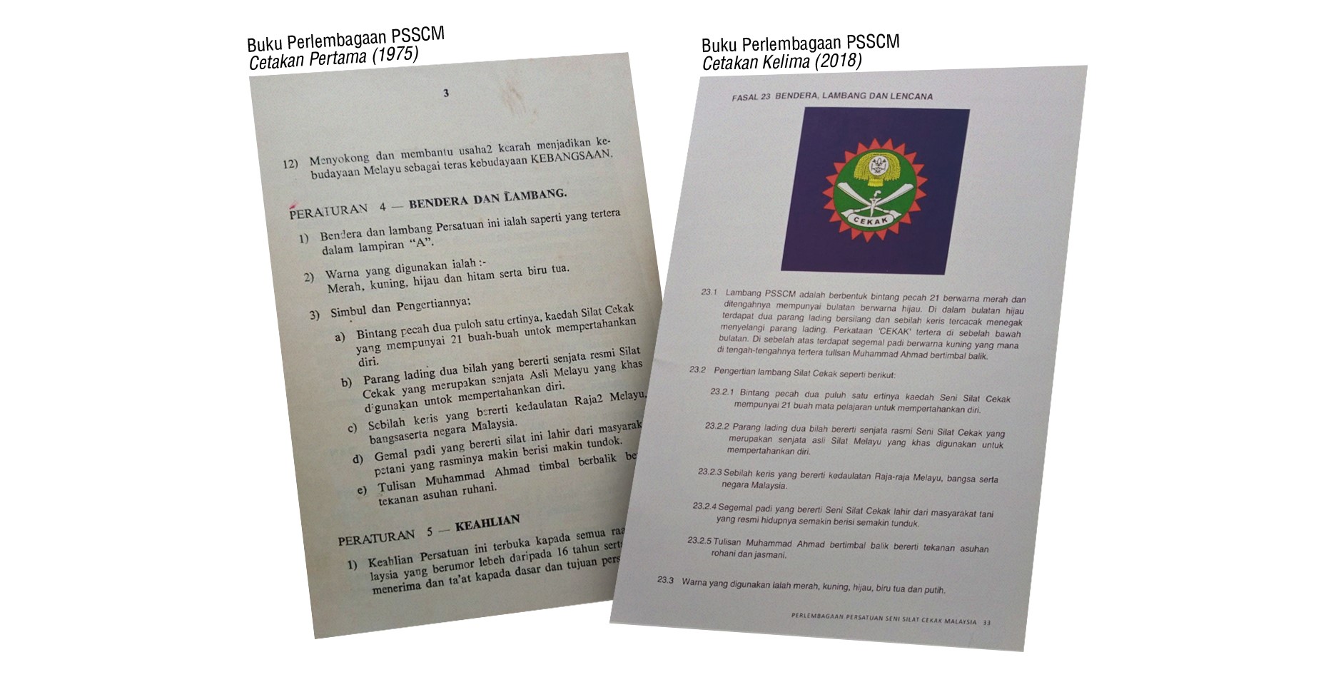 buku perlembagaan lambang rasmi
