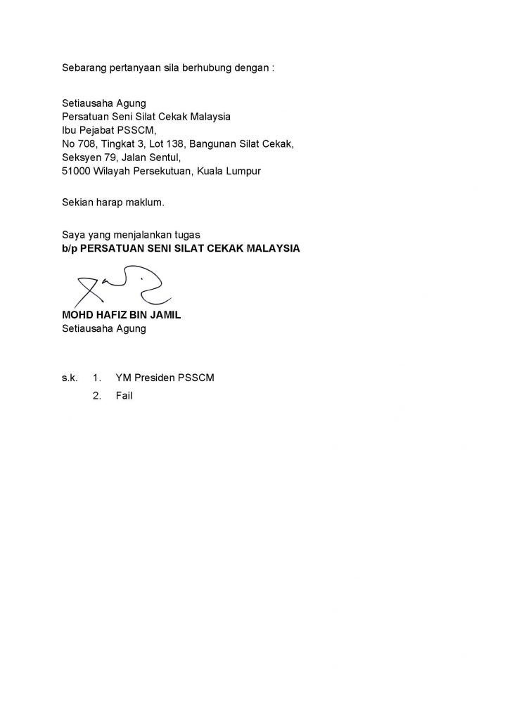 Notis Kenyataan